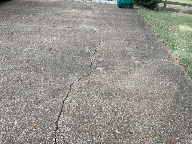 Concrete Driveway Repair and Crack Restoration in Rossville, TN