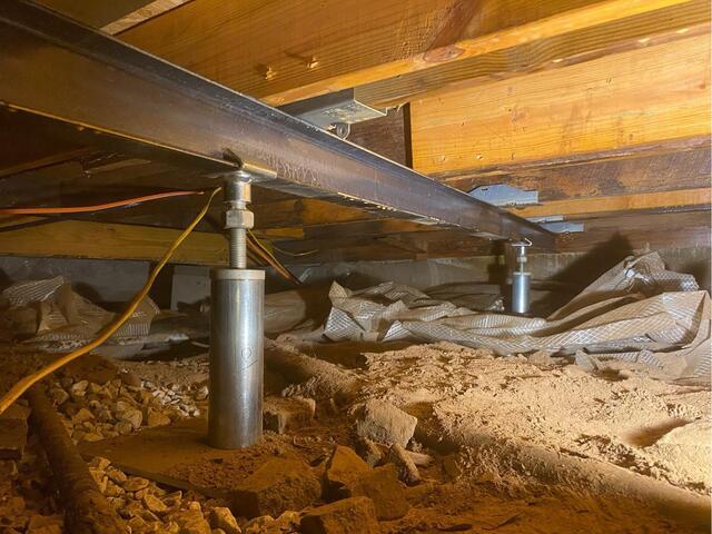 Crawlspace Floor Stabilization and Main Beam Replacement in Lonoke, AR - After Photo