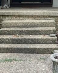 Concrete Steps Lifted and Stabilized in Little Rock, AR Using Helical Piers and PolyLevel