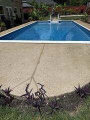 Pool Deck Restored with PolyLevel in Memphis Backyard Oasis