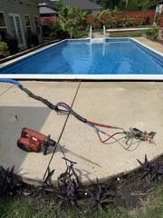 Pool Deck Restored with PolyLevel in Memphis Backyard Oasis