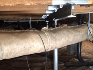 Damaged Crawl Space in Little Rock