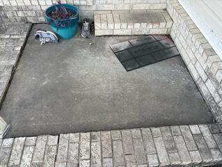 Sinking Porch Restored with PolyLevel in Bay, AR