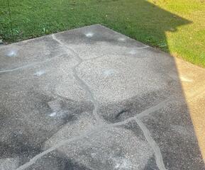 Patio Leveling and Crack Repair Revives Memphis Backyard for Future Gazebo Installation