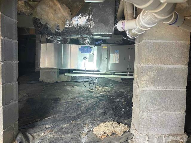 Wet Crawl Space Repair in Benton, AR - Before Photo