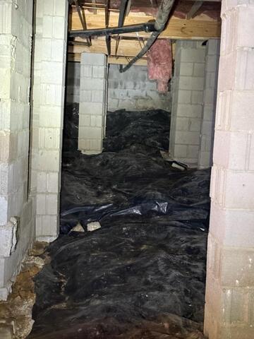 Wet Crawl Space Repair in North Little Rock, AR - Before Photo
