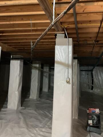 Wet Crawl Space Repair in North Little Rock, AR - After Photo