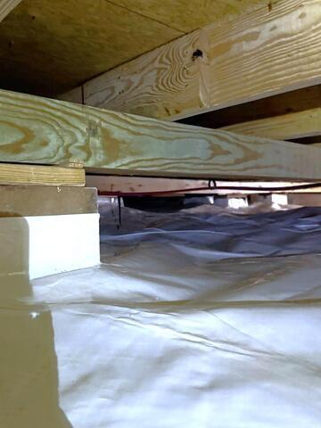 Damp Crawl Space Repair in Russellville, AR