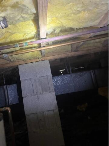 Crawl Space Repair in Batesville, AR - Before Photo