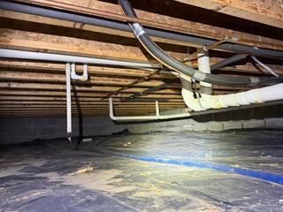Crawl Space Transformation in Eureka Springs, AR