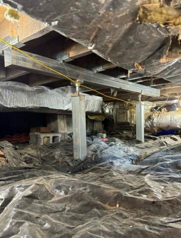 Crawl Space Repair in Poca, WV - After Photo