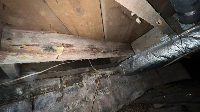Crawl Space Repair in Poca, WV - Before Photo