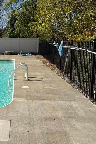 Concrete Pool Leveling in Milton, WV - After Photo