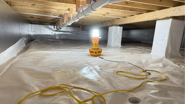 New Build Crawl Space Encapsulation in West Union, WV