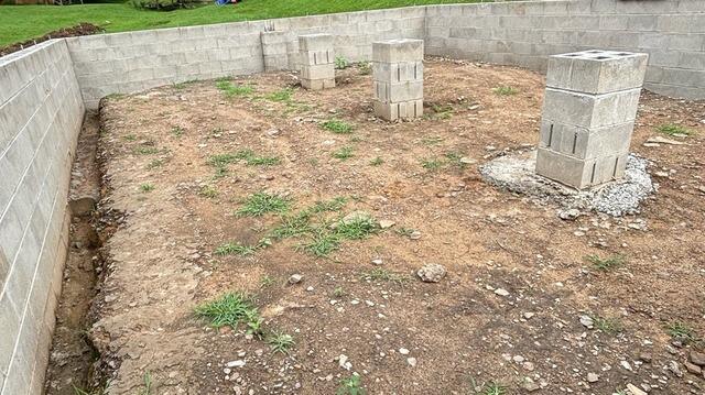 New Build Crawl Space Encapsulation in West Union, WV