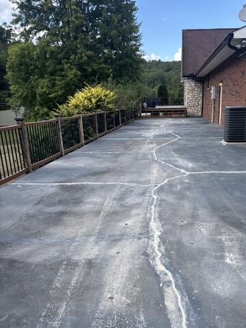 Cracked Concrete Patio Repair in Prichard, WV