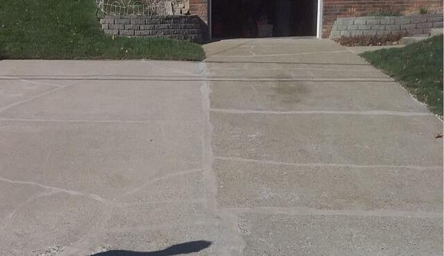 Cracked Concrete Repair in Tornado, WV - After Photo