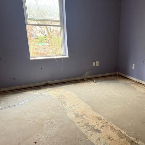 Cracked Basement Repair in Huntington, WV - After Photo
