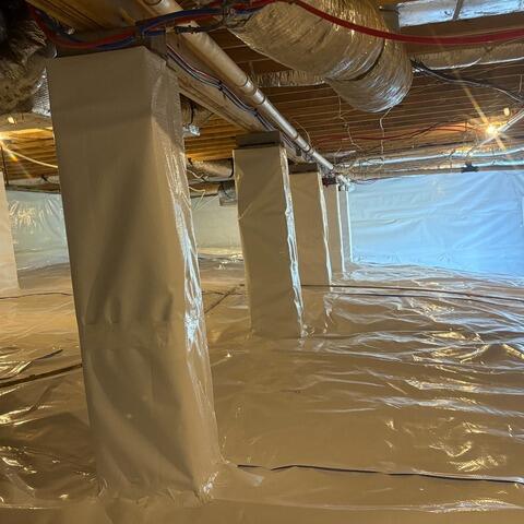 Crawl Space Waterproofing in Ironton, OH - After Photo