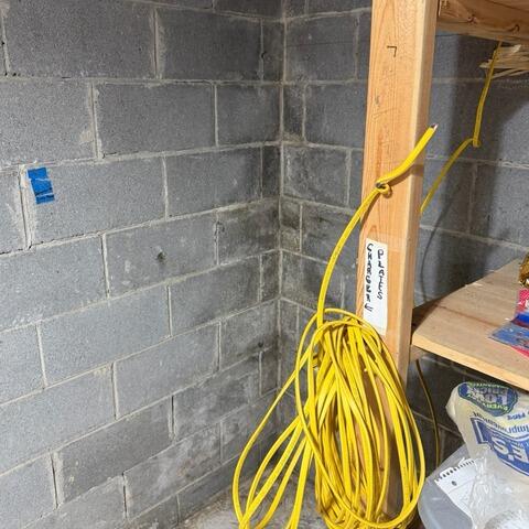 Basement Sump Pump Installation in Summersville, WV - Before Photo