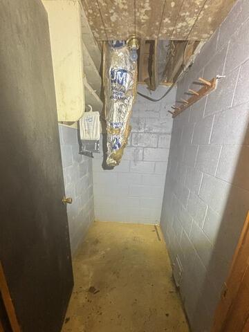 Moldy Basement Waterproofing in Letart, WV - Before Photo