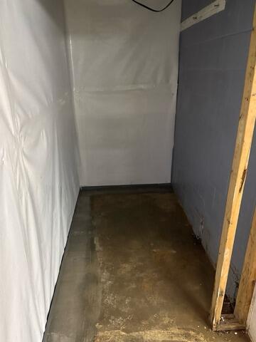 Moldy Basement Waterproofing in Letart, WV - After Photo