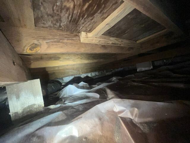 Crawl Space Stability in Currie, NC - Before Photo