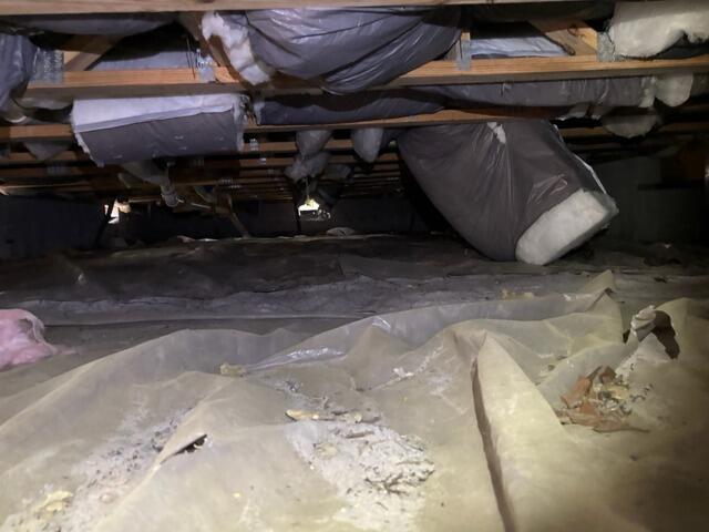 Sloping Floor Repair in Southport, NC - Before Photo