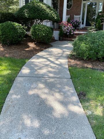 Restoring Safety: Leveling a Sinking Sidewalk in Wilmington, NC - After Photo