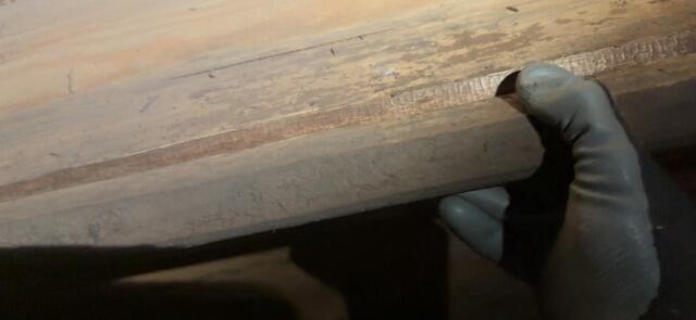 Sistering Moisture Damaged Joists in Crawl Space in Sunset Beach, NC - Before Photo