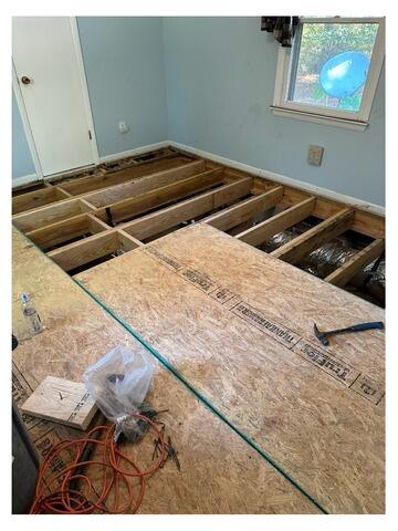 Moisture In Crawl Space Damaged Subfloor in Raeford, NC - Before Photo