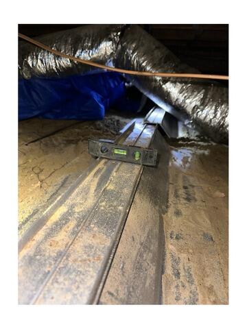 Installing Support System in Crawl Space in Magnolia, NC - Before Photo