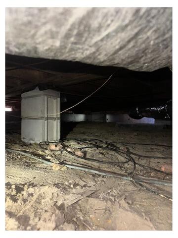 Crawl Space Issues Lead to Sagging Floor in Magnolia, NC - Before Photo