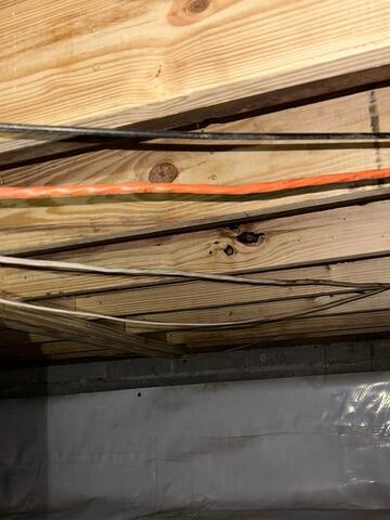 Stabilize Crawl Space Floor Joists in Sunset Beach, NC - After Photo