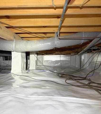Crawl Space Encapsulation in New Bern, NC - After Photo