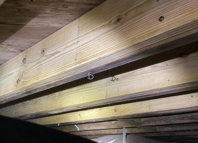 Replacing Sister Joists in a Crawl Space in Goldsboro, NC - After Photo