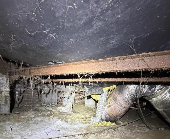 Crawl Space Encapsulation in Benson, NC - Before Photo