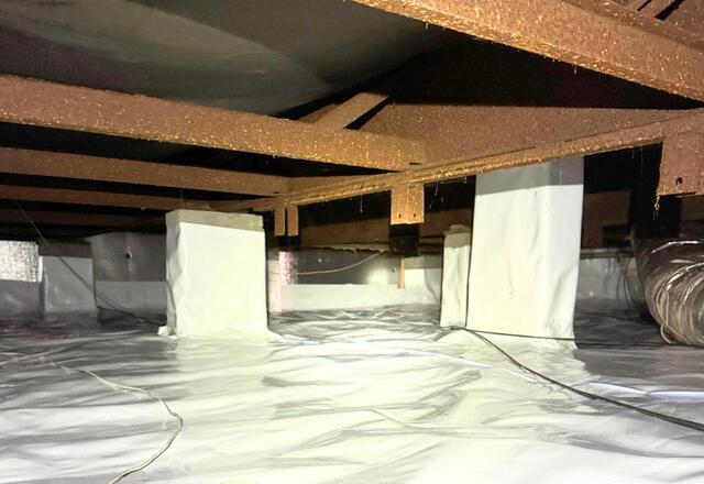 Crawl Space Encapsulation in Benson, NC - After Photo