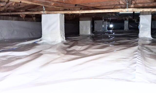 Crawl Space Encapsulation in Newport, NC - After Photo