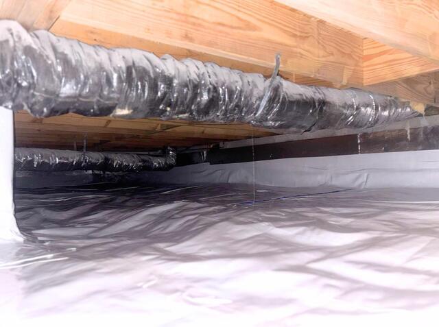 Crawl Space Encapsulation in Jacksonville, NC - After Photo