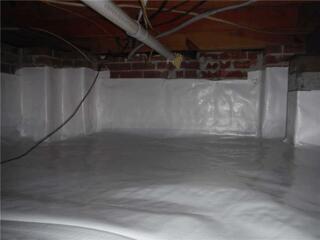 Transforming a Crawl Space in Jacksonville, NC