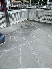 Cracked Concrete Pool Deck Repair in Oriental, NC