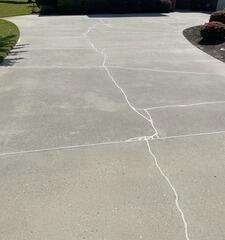 Sealing Cracks in Concrete Driveway in Sunset Beach, NC