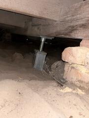 Sagging Floor Stabilized Using SmartJack Support System in Fountain, NC