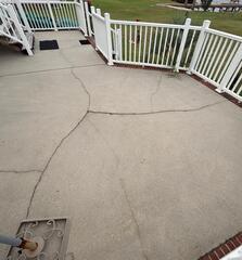 Concrete Repair with PolyLevel in Harrells, NC