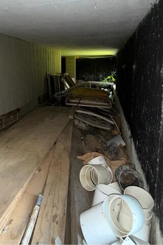 Crawl Space Repair in Colchester, Vermont, by Matt Clark's Northern Basement Systems. - Before Photo