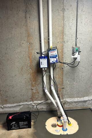Basement Waterproofing in Williston, Vermont, by Matt Clark's Northern Basement Systems - After Photo
