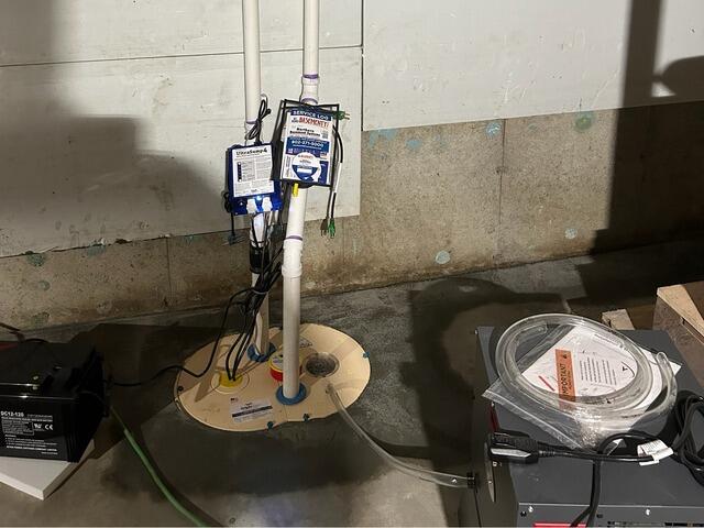 Basement Waterproofing in Laconia, New Hampshire, by Matt Clark's Northern Basement Systems. - After Photo