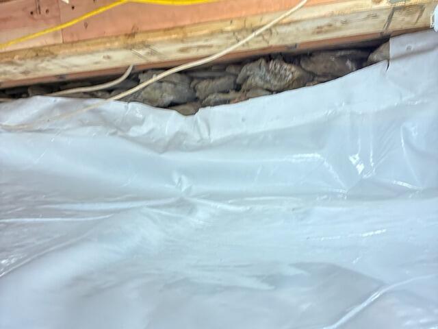 Crawl Space Repair in Plattsburgh, New York, by Matt Clark's Northern Basement Systems.