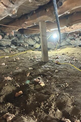 Crawl Space Repair in Hanover, New Hampshire, by Matt Clark's Northern Basement Systems.